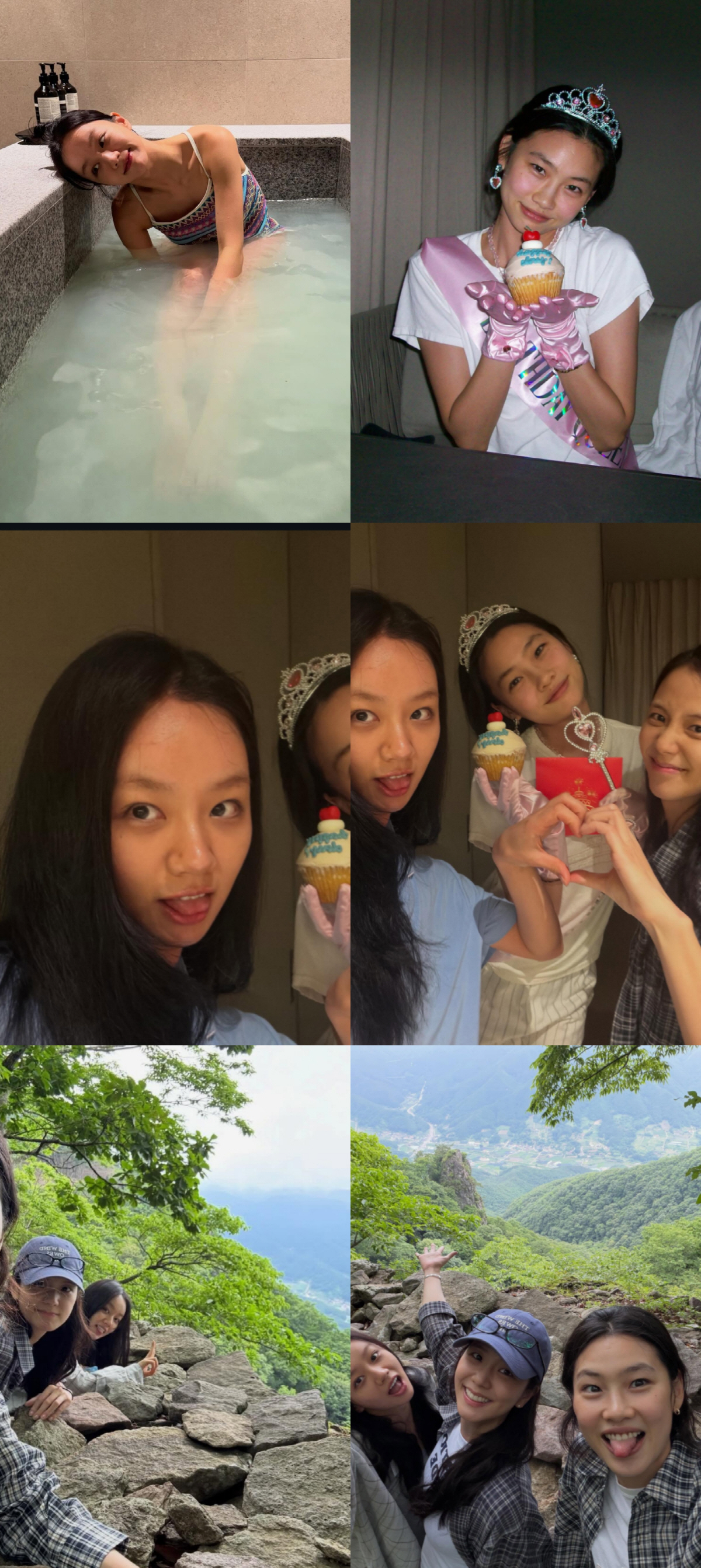 혜리X지수X정호연, 수영복 입고 목욕탕 셀카 "완벽했던 우리 첫 여행"