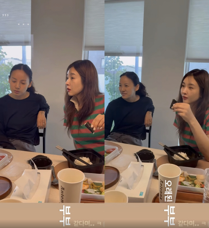 Fin.K.L's Bond Still Going Strong... Lee Hyori and Ok Joo-hyun Share a Private Two-Shot, Looking Like a Married Couple
