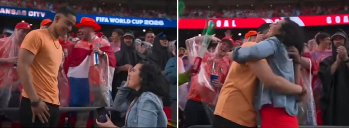 'Will You Marry Me?' Woman's Public Proposal During World Cup Match Draws Cheers From Tens of Thousands