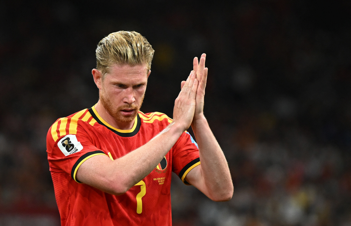 Soccer Football - FIFA World Cup 2026 - Group G - New Zealand v Belgium - BC Place, Vancouver, Canada - June 26, 2026 Belgium's Kevin De Bruyne during the match IMAGN IMAGES via Reuters/Anne-Marie Sorvin
