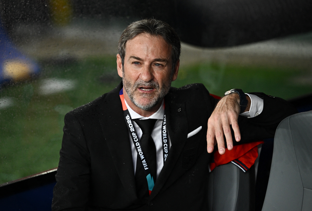 Soccer Football - FIFA World Cup 2026 - Group L - Panama v England - New York/New Jersey Stadium, East Rutherford, New Jersey, U.S. - June 27, 2026 Panama coach Thomas Christiansen before the match REUTERS/Dylan Martinez