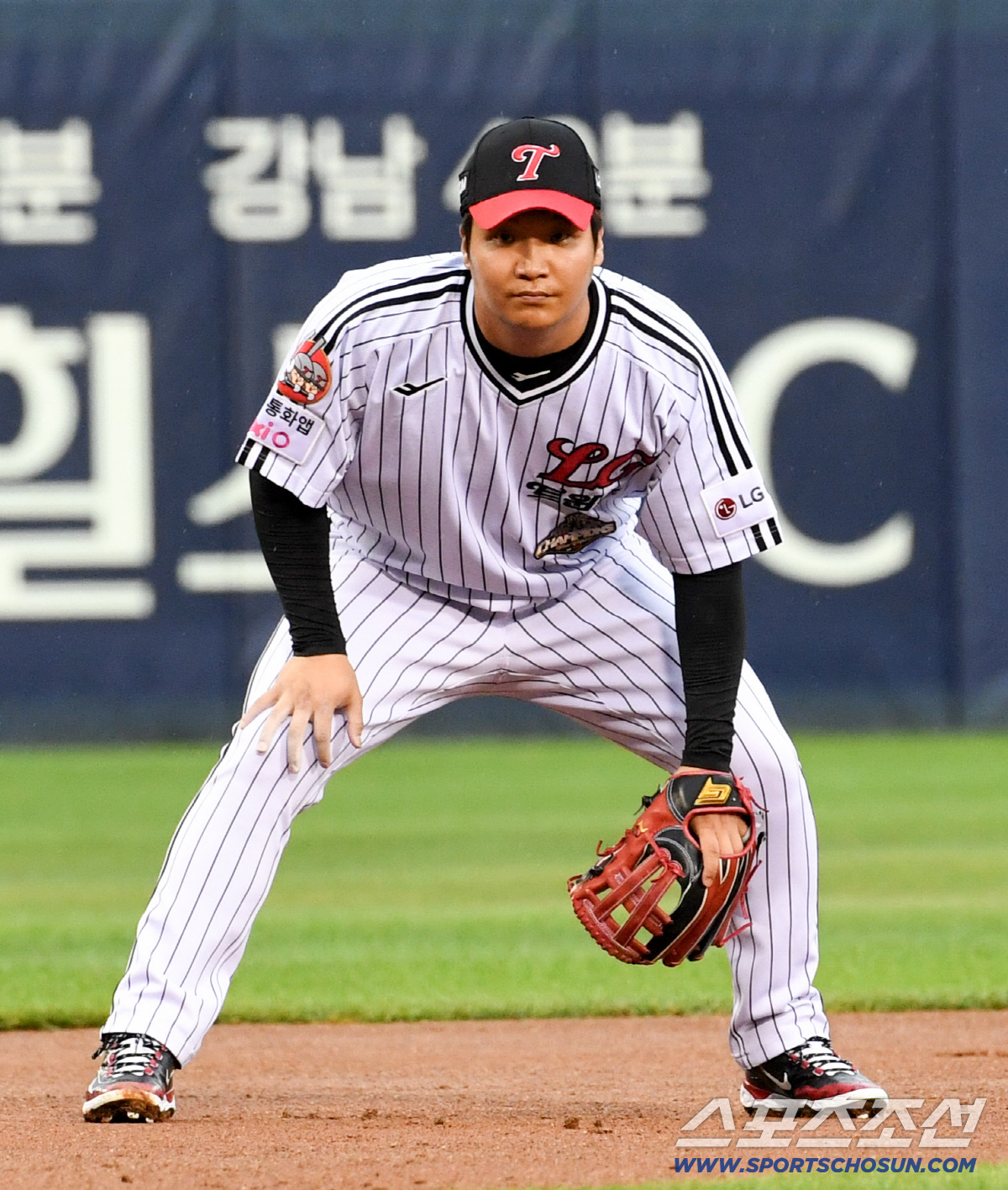19일 잠실구장에서 열린 LG와 두산의 경기. LG 3루수 문보경. 잠실=박재만 기자 pjm@sportschosun.com/2026.06.19/