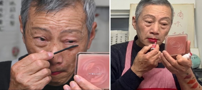 A 75-Year-Old Grandfather’s Beauty Livestream to Help His Grandson With a Rare Disease Moves Many 'Until the Day He Can Stand on His Own'
