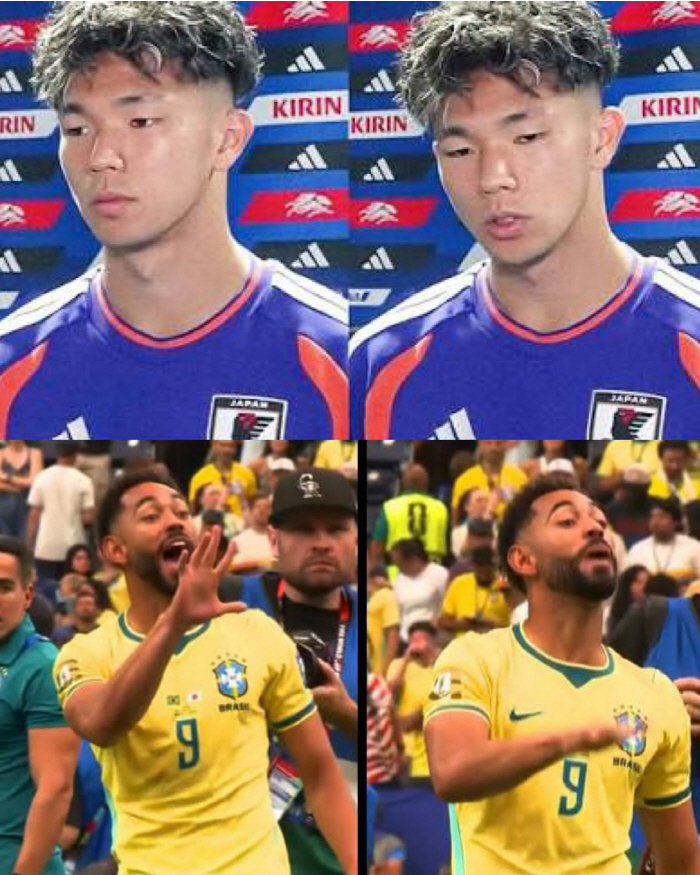 "네 주제를 좀 알아라" 일본 대망신도 이런 대망신이 없다...'브라질 광역 도발' 천재 유망주 공개 조롱