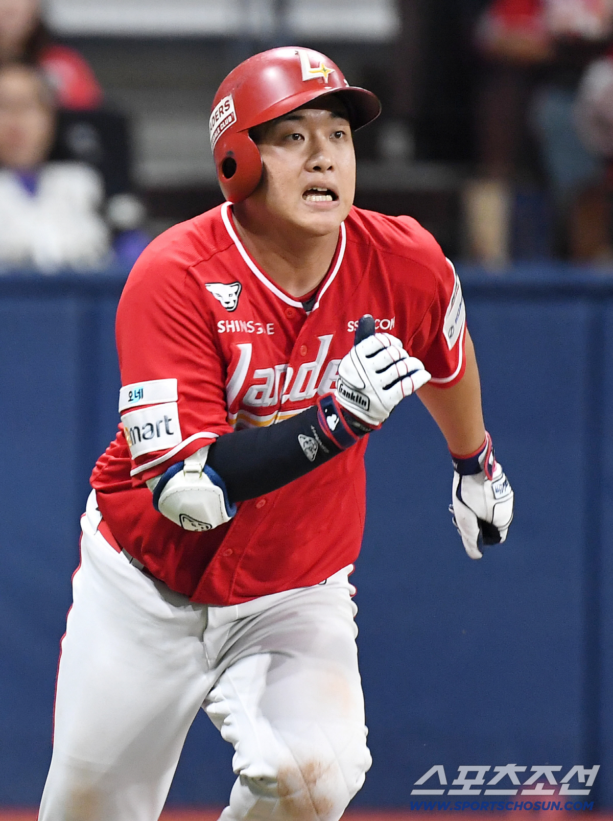 19일 고척 스카이돔에서 열린 키움과 SSG의 경기. 타격하는 SSG 이정범. 고척=송정헌 기자 songs@sportschosun.com/2026.05.19/