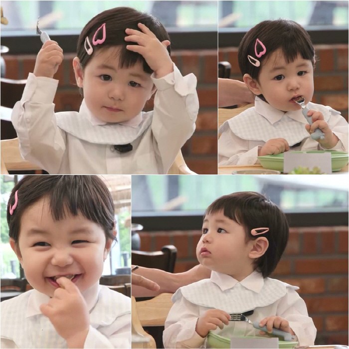 '심형탁子' 하루, "사랑해" 깜찍 애교에…랜선 이모 팬들 심쿵하겠어('슈돌')