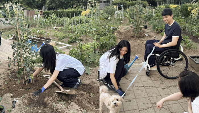 '박위♥' 송지은, 초보 농부 됐다…"너무 갖고 싶었던 텃밭, 신기하고 뿌듯"
