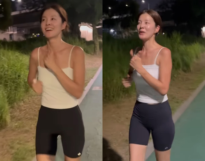 Judge Kim Sung-eun's Bold Tank-Top Running Look... Lee Hyun-yi 'Why Are You Running Around Half-Naked?'