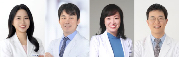 (왼쪽부터) 서울대학교병원 강남센터 순환기내과 배난영 교수, 서울대학교병원 순환기내과 박준빈 교수, 서울대학교병원 강남센터 순환기내과 이희선 교수, 이태민 교수