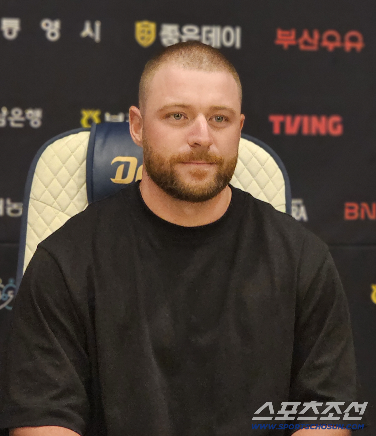 1일 창원NC파크를 찾은 블레인 크림. 창원=스포츠조선 정현석 기자 hschung@sportschosun.com