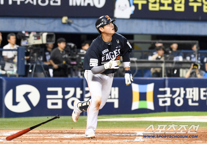 한화 허인서, 추격의 스리런포 쾅!…시즌 12호→1점차 살얼음 승부로 만들었다 