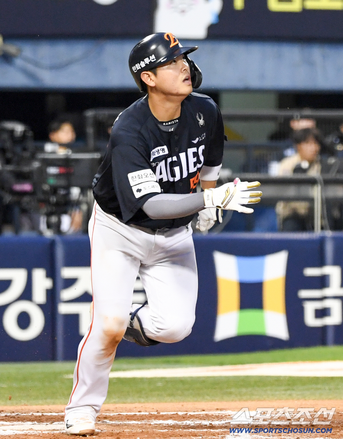 4일 잠실구장에서 열린 LG와 한화의 경기. 6회초 2사 1,3루 한화 허인서가 스리런포를 날린 뒤 환호하고 있다. 잠실=박재만 기자 pjm@sportschosun.com/2026.07.04/