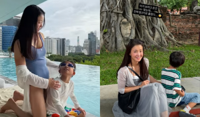 'I Love Playing with My Son the Most'... Lee Si-young's 'Motherly Smile' Grows Even Warmer After Divorce and Childbirth