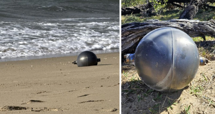 'Do Not Touch It' What Is the Round Object Washed Up on the Beach?