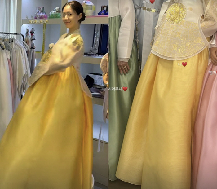 Ryu Hwa-young, Set to Marry in September, Shows Off Hanbok Look with Her Future Mother-in-Law... Already in Bride Mode