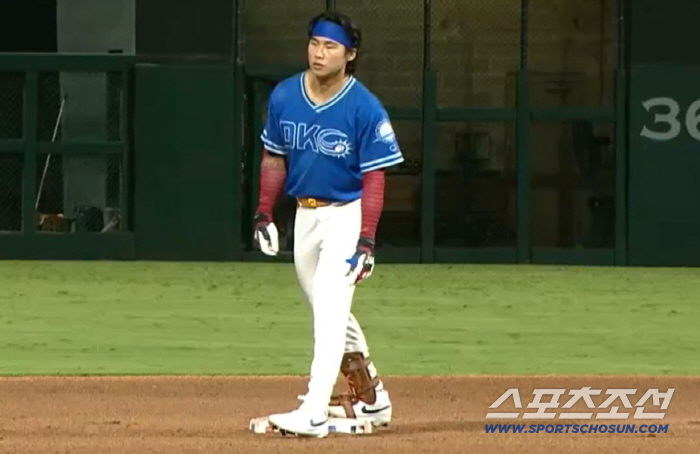 오클라호마시티의 김혜성이 8회말 2타점 2루타를 쳤다. Milb.com 중계화면 캡쳐