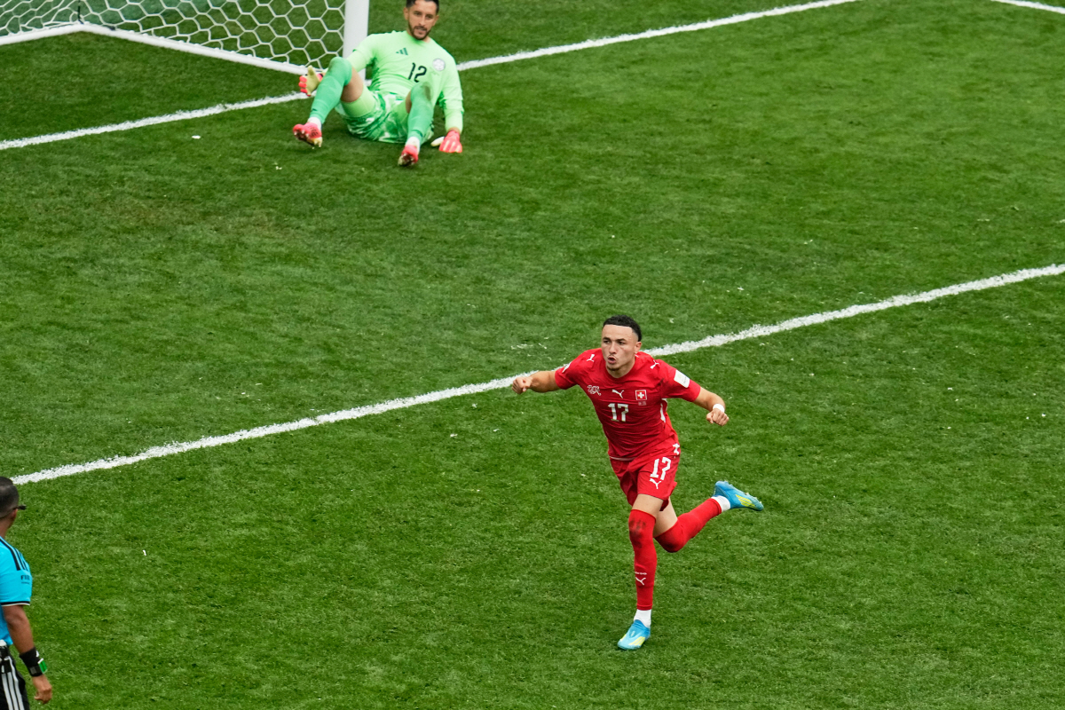 Switzerland's Ruben Vargas