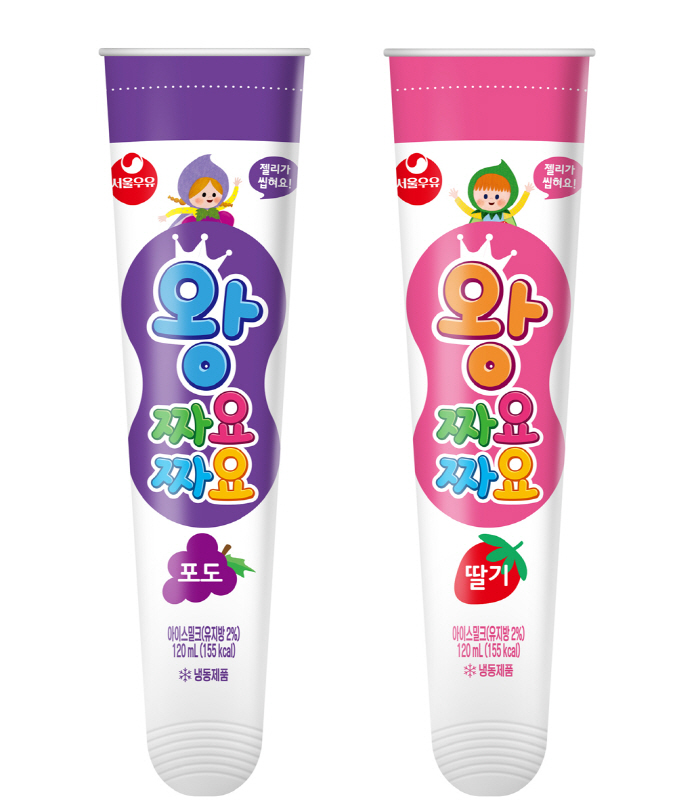 Seoul Milk Cooperative unveils two new summer products, 'Wang Jjayo Jjayo Ice Cream'