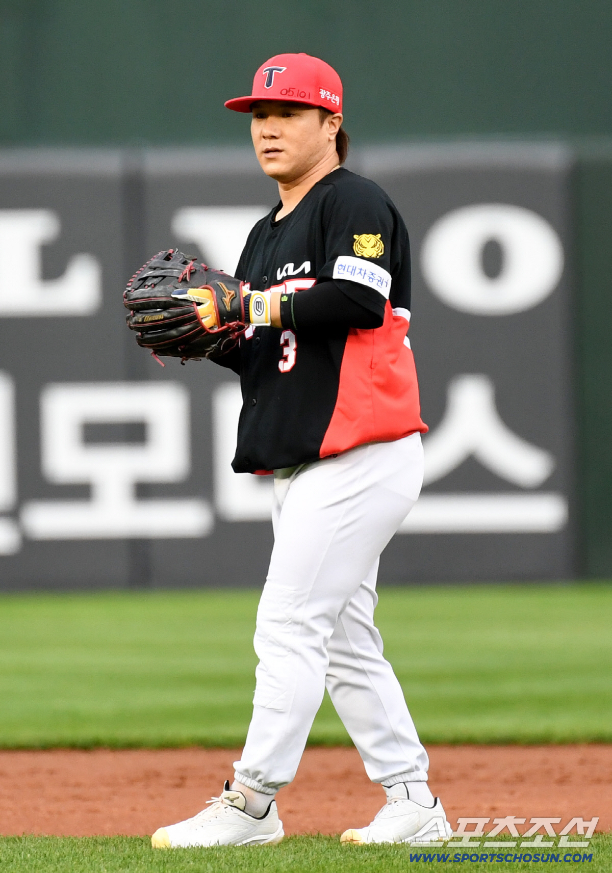 8일 부산 사직구장에서 열린 롯데와 KIA의 경기. KIA 김선빈이 수비를 하고 있다. 부산=박재만 기자 pjm@sportschosun.com/2026.07.08/