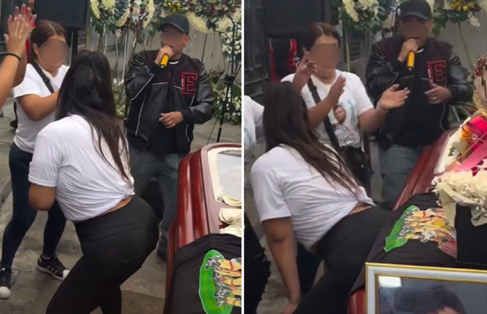 Tears and a Sexy Dance Beside Her Husband’s Coffin... Debate Over a “Special Funeral” and “Incomprehensible” Reaction