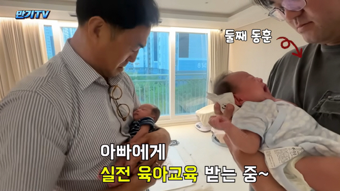 Lee Man-ki struggles with his under-100-day-old triplet grandchildren 'This is harder than being a champion'