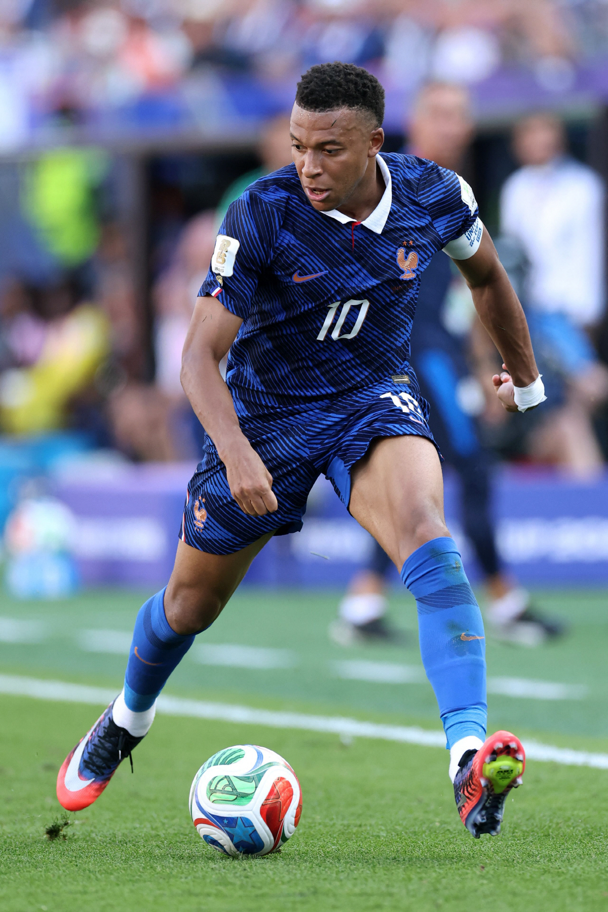 PHILADELPHIA, PENNSYLVANIA - JULY 04: Kylian Mbappe #10 of France during the FIFA World Cup 2026 Round Of 16 match between Paraguay and France at Philadelphia Stadium on July 04, 2026 in Philadelphia, Pennsylvania. Justin Setterfield/Getty Images/AFP (Photo by Justin Setterfield / GETTY IMAGES NORTH AMERICA / Getty Images via AFP)