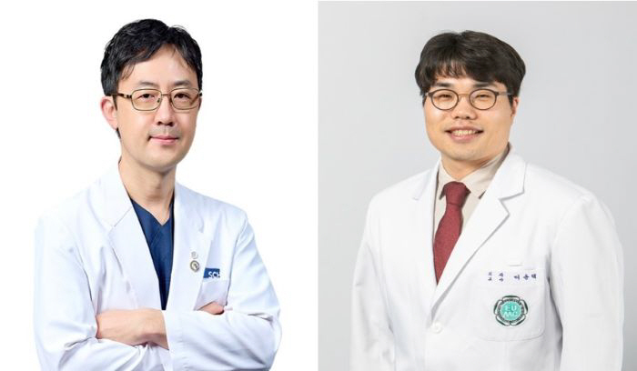 김상현 교수(왼쪽)와 이윤택 교수