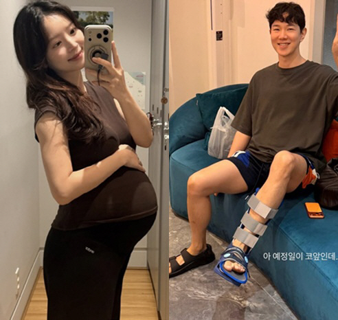 '김지영♥' 윤수영, 출산 앞두고 안타까운 소식 "예정일 코앞인데 부상, 미안"