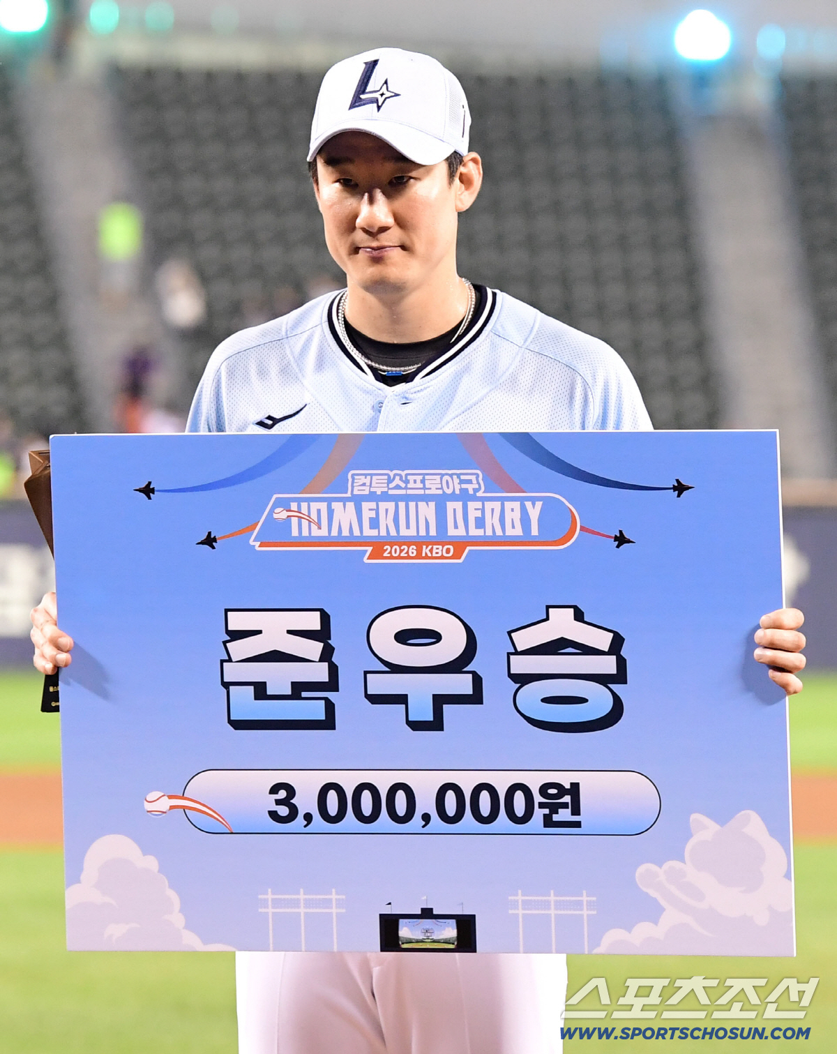 10일 잠실구장에서 2026 KBO올스타전 홈런더비가 열렸다. 홈런더비 준우승 차지한 SSG 오태곤. 잠실=송정헌 기자 songs@sportschosun.com/2026.07.10/