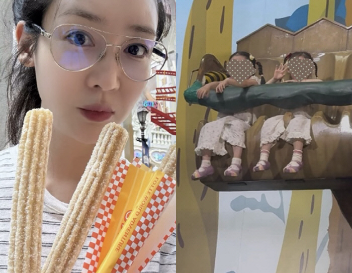 Sung Yu-ri's Twin Daughters Are Already Old Enough for Rides... Their Rapid Growth Surprises Fans
