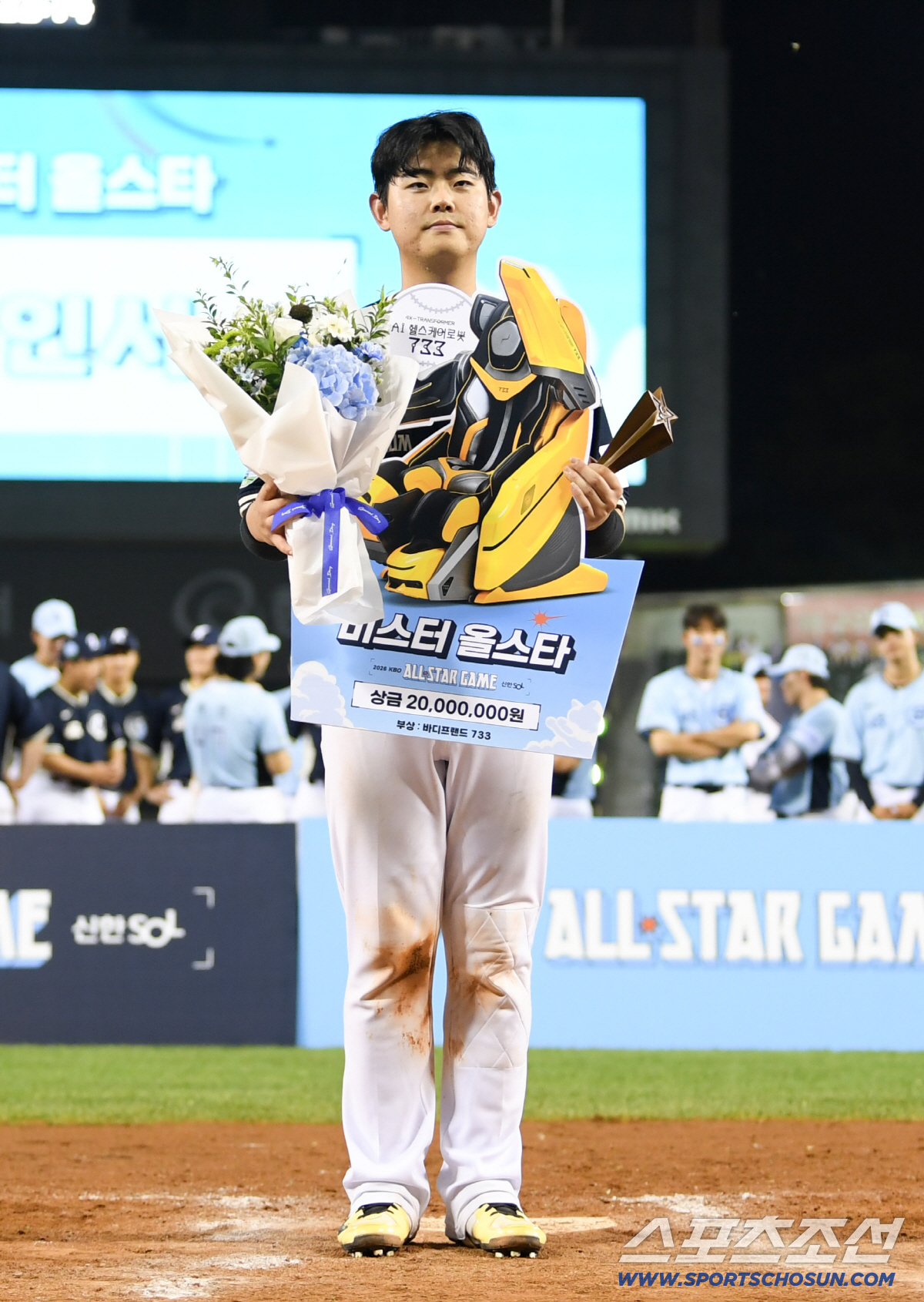 11일 잠실구장에서 2026 KBO리그 올스타전이 열렸다. 미스터 올스타 허인서가 포즈를 취하고 있다. 잠실=박재만 기자 pjm@sportschosun.com/2026.07.11/