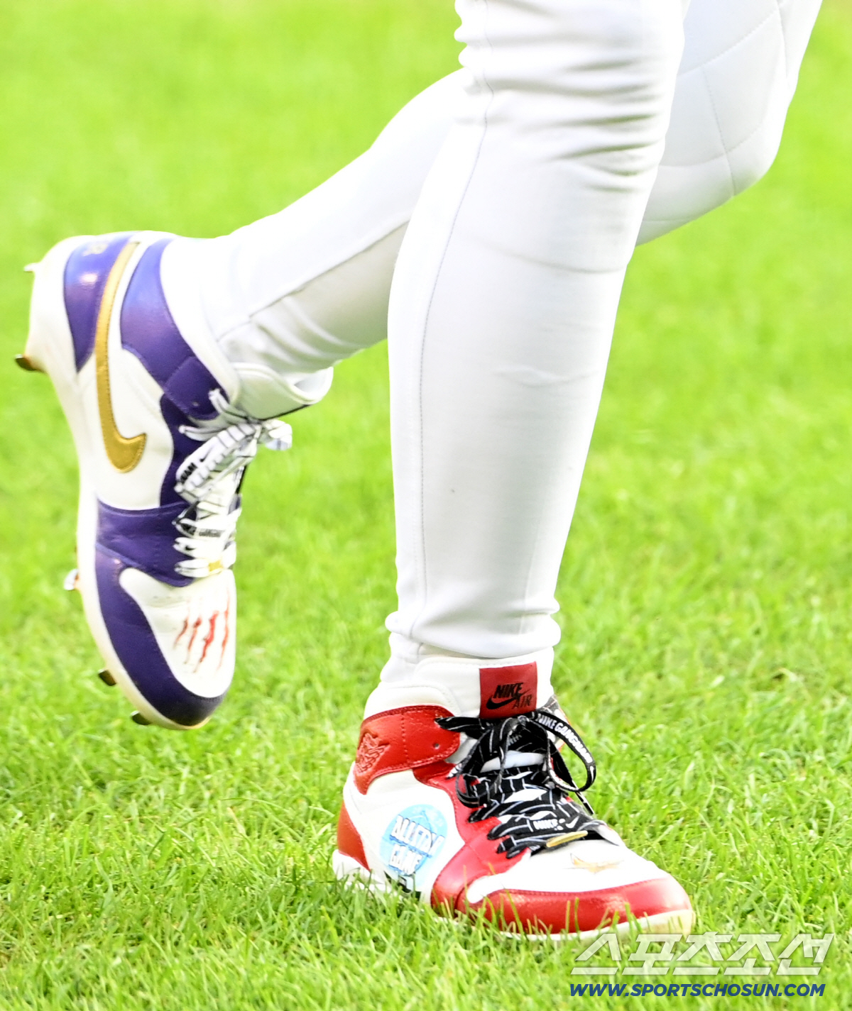 11일 잠실야구장에서 열린 2026 KBO 올스타전. 김도영의 올스타전 에디션 신발이 눈길을 끌고 있다. 잠실=허상욱 기자 wook@sportschosun.com/2026.07.11/