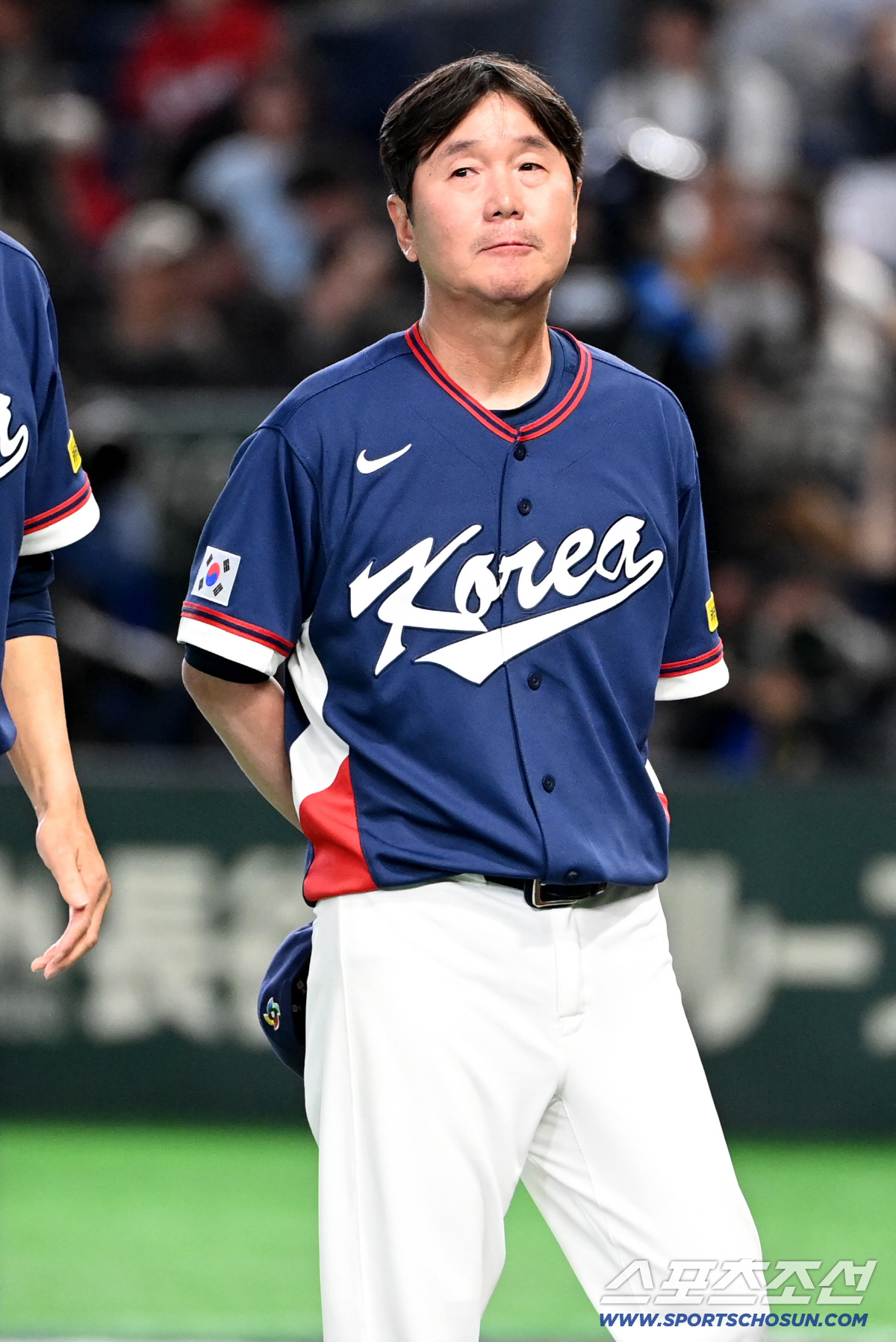 일본 도쿄돔에서 열린 WBC(월드베이스볼클래식) 한국과 호주의 경기, 한국이 승리하며 8강행을 확정했다. 류지현 감독이 기뻐하고 있다. 도쿄(일본)=허상욱 기자 wook@sportschosun.com/2026.03.09/