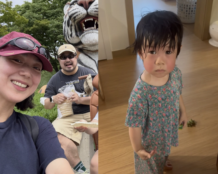'Your Face Is Completely Roasted'... Kang Jae-joon of Lee Eun-hyung Bursts Out Laughing After Seeing His 2-Year-Old Son Return from Playing in the Blazing Sun
