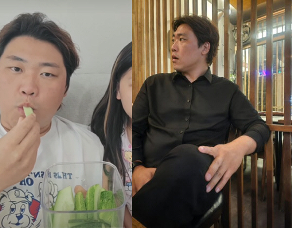 '홍현희 시매부' 천뚱, 대체 무슨 일?...압도적 먹방러의 반전 '오이' 식단