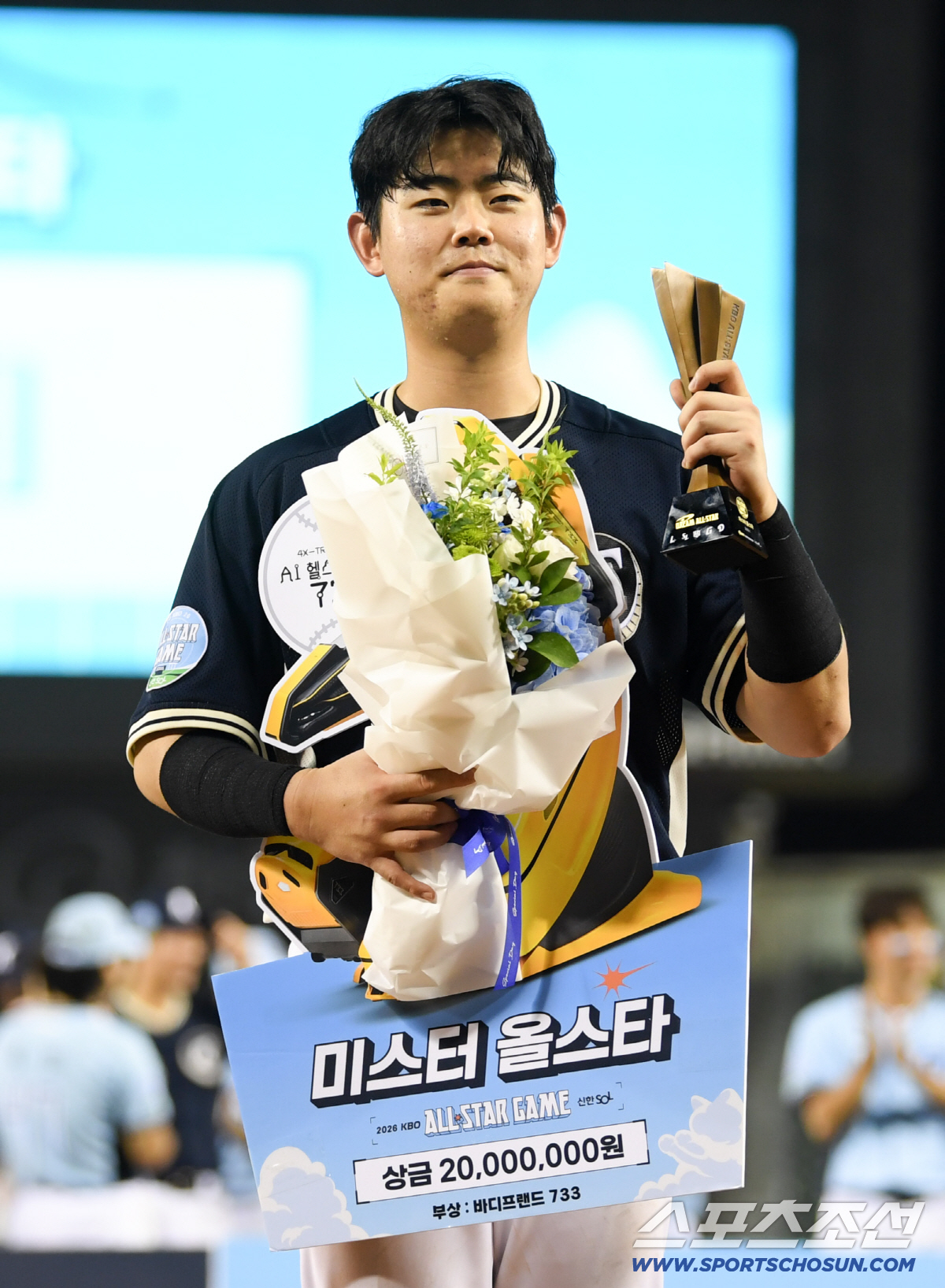 11일 잠실구장에서 2026 KBO리그 올스타전이 열렸다. 미스터 올스타 허인서가 포즈를 취하고 있다. 잠실=박재만 기자 pjm@sportschosun.com/2026.07.11/