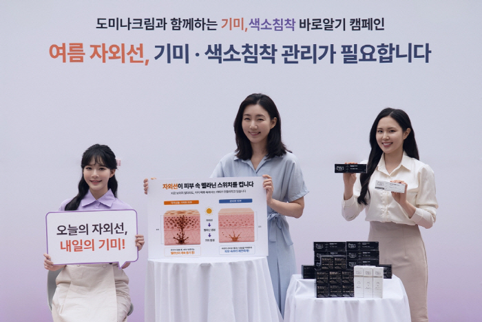 ◇Domina Cream campaign. Photo courtesy of Taegeuk Pharmaceutical