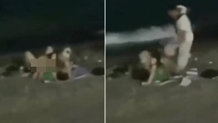 'What kind of animal are you?'... Couple having sex at a famous beach gets kicked and beaten by passersby