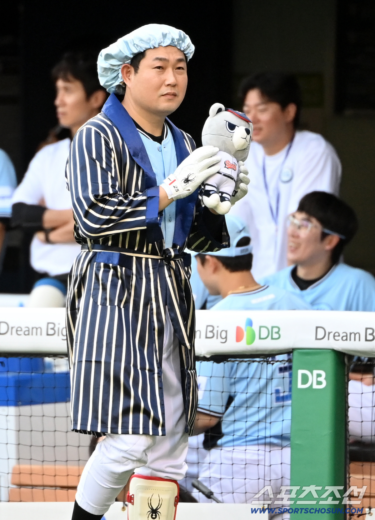 11일 잠실야구장에서 열린 2026 KBO 올스타전. 양의지가 퍼포먼스와 함께 타석에 나서고 있다. 잠실=허상욱 기자 wook@sportschosun.com/2026.07.11/