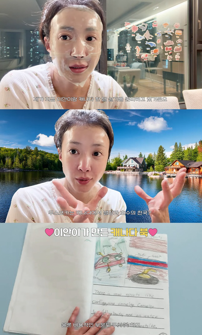 "It’s a financial burden, but..." Lee Si-young heads to Canada for a month with her son after sending him to a 700 million won international school