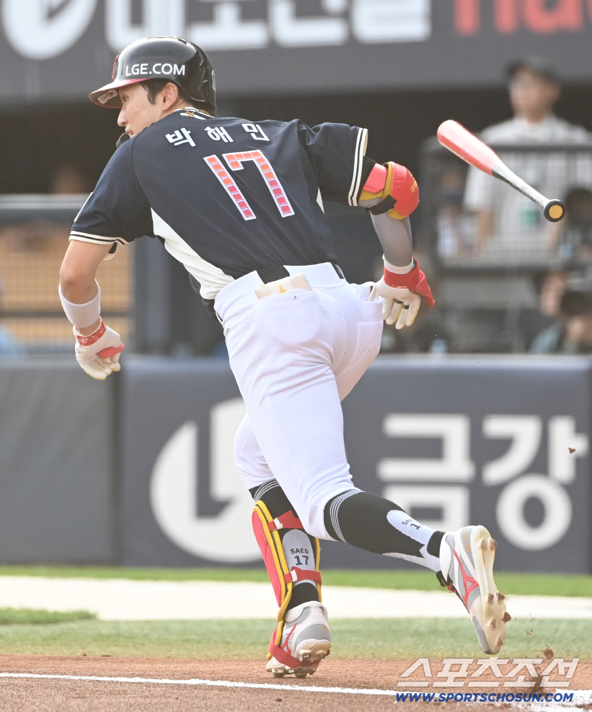11일 잠실야구장에서 열린 2026 KBO 올스타전. 나눔 박해민이 안타를 치고 있다. 잠실=허상욱 기자 wook@sportschosun.com/2026.07.11/