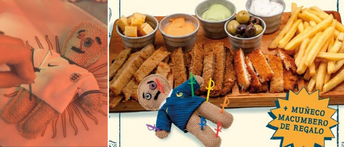 England Dolls Poked With Needles... Argentine Restaurant Sparks Controversy Over 'Curse Event'