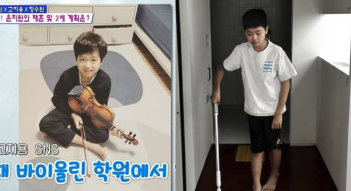 Ko Ji-yong's son Seung-jae, already in sixth grade and growing fast... A dependable update as he helps clean at his mother's hospital