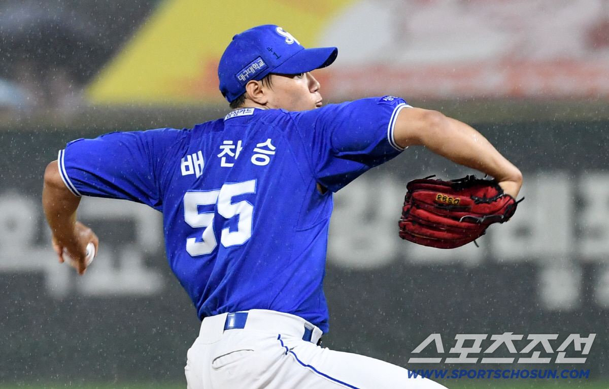 27일 인천SSG랜더스필드에서 열린 SSG와 삼성의 경기. 삼성 배찬승이 역투하고 있다. 인천=박재만 기자 pjm@sportschosun.com/2026.05.27/