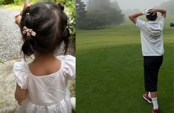 Lee Byung-hun Lookalike 11-Year-Old Son Grows Up Fast After Playing Basketball... Mom Lee Min-jung Says, "He's So Tall"