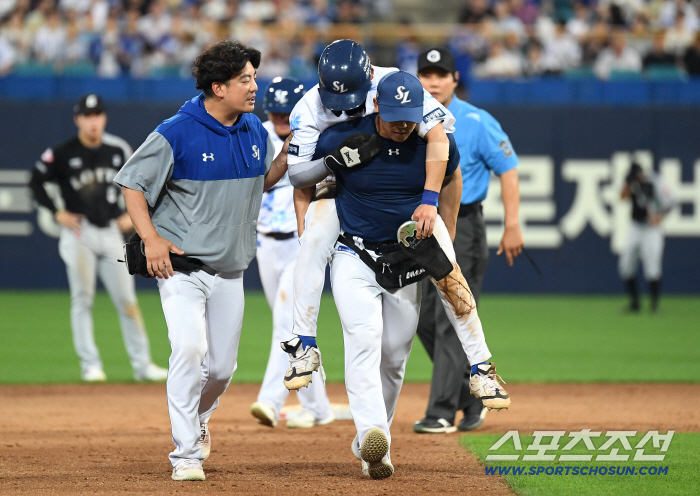 '인대 파열' 삼성 김상준, 불행 중 다행.. 시즌 아웃은 면했다 → 6주 아웃 전망 