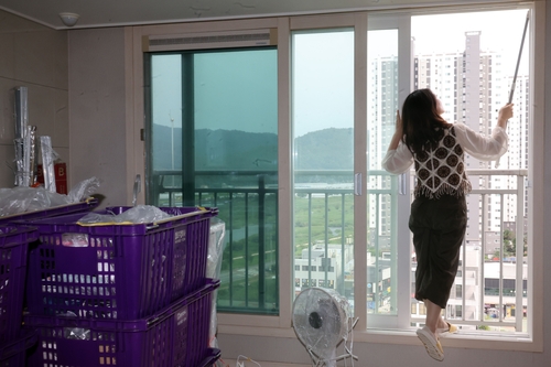 "창문도 못 열어"…아파트 습격한 거미 떼에 주민들 고통