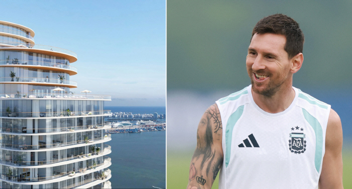 Messi Scores Big on Real Estate Investment Ahead of World Cup Final... Apartment Project Backed by 45 Billion Won Draws Strong Demand