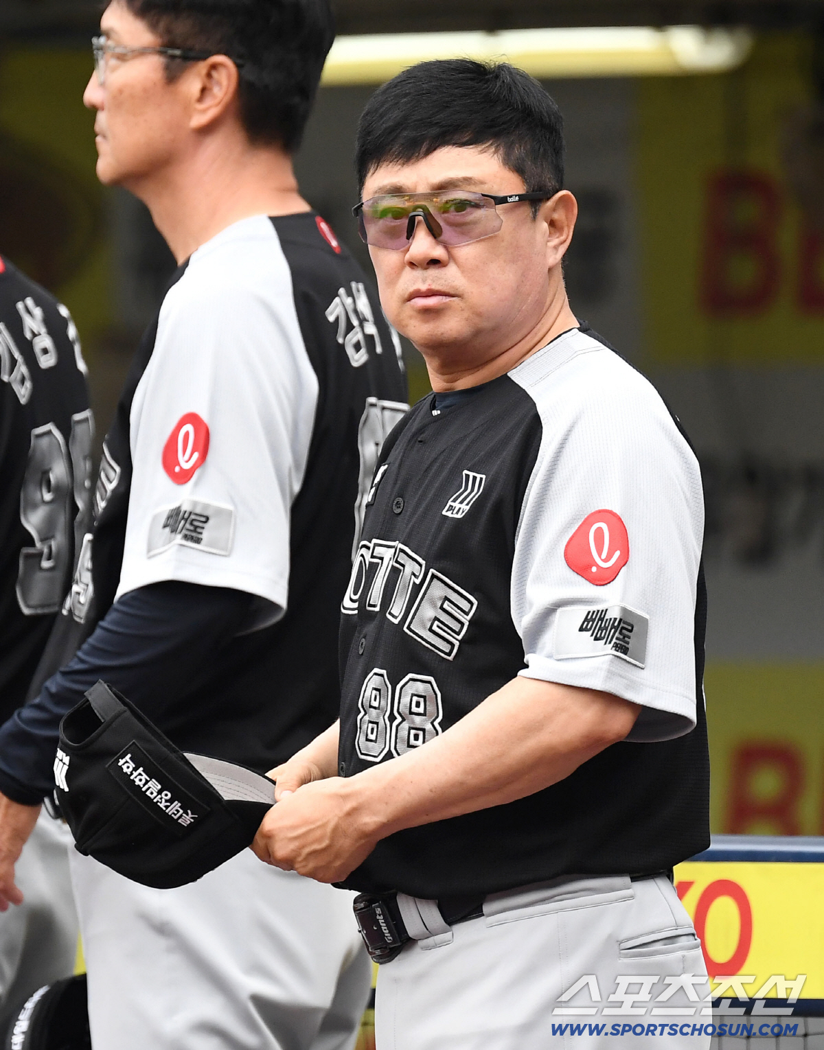 18일 대구 삼성라이온즈파크에서 열린 삼성과 롯데의 경기. 경기 준비하는 롯데 김태형 감독. 대구=송정헌 기자 songs@sportschosun.com/2026.07.18/