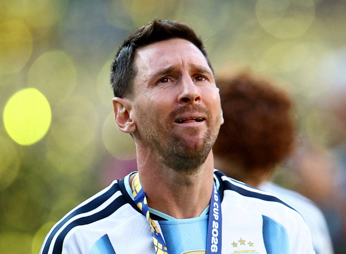 Soccer Football - FIFA World Cup 2026 - Final - Spain v Argentina - New York/New Jersey Stadium, East Rutherford, New Jersey, U.S. - July 19, 2026 Argentina's Lionel Messi looks dejected after losing the World Cup final REUTERS/Agustin Marcarian